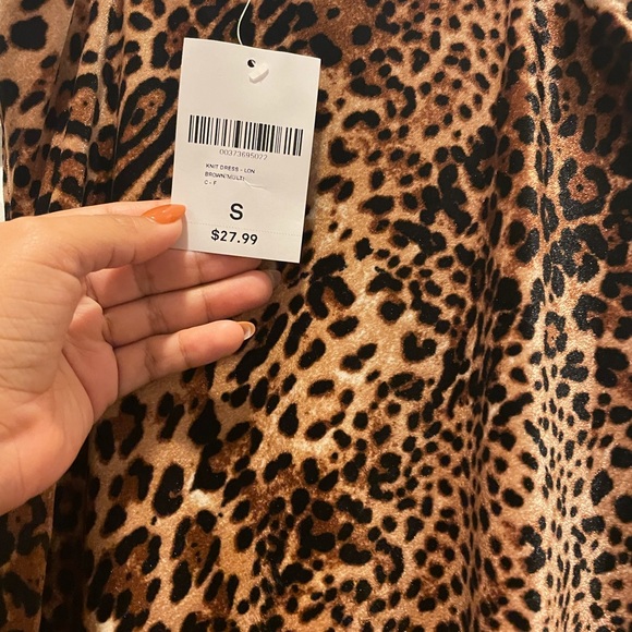 Cheetah Strap long dress. Forever 21 size S. - Picture 8 of 8